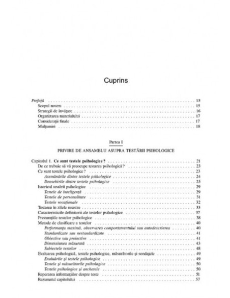 Fundamentele testării psihologice. O abordare practică