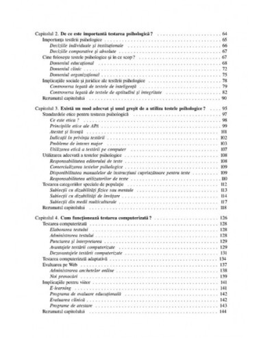 Fundamentele testării psihologice. O...