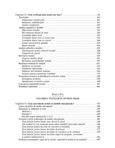 Fundamentele testării psihologice. O...