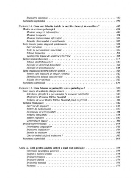 Fundamentele testării psihologice. O abordare practică