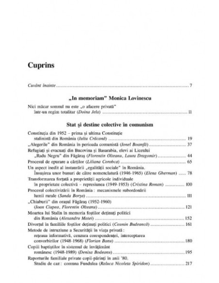 Stat și viață privată în regimurile comuniste