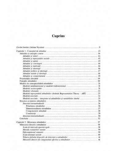 Atitudinile sociale și schimbarea lor