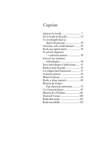 Despre bolile filosofilor. Cioran Despre bolile filosofilor. Cioran