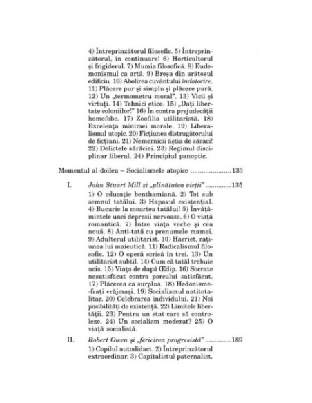 O contraistorie a filosofiei.  Vol. V: Eudemonismul social