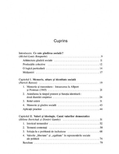 Gândirea socială. Perspective...