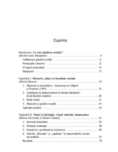 Gândirea socială. Perspective fundamentale și cercetări aplicate