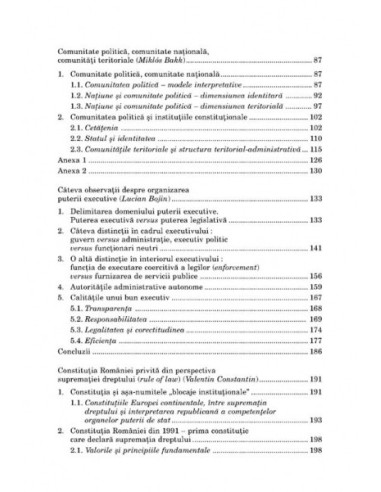 Comentarii la Constituția României