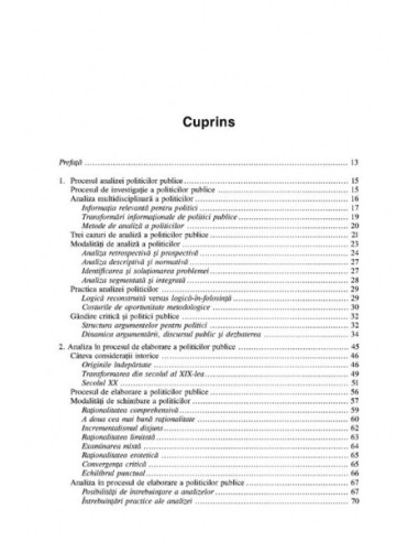 Analiza politicilor publice. O...