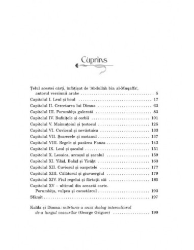 Kalila si Dimna sau povestile lui Bidpai