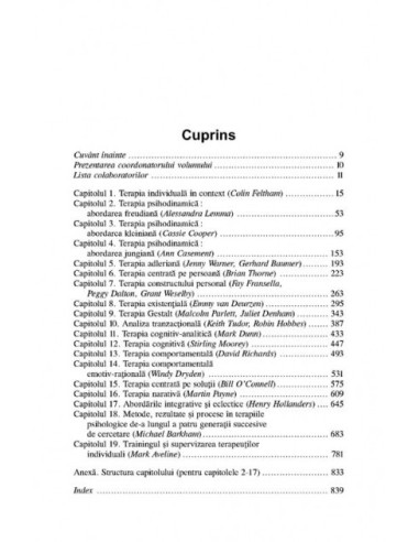 Manual de terapie individuală
