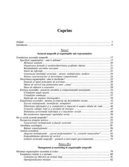 Economie socială și antreprenoriat. O analiză a sectorului nonprofit