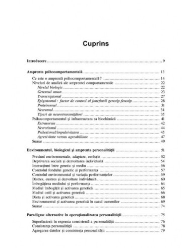 Amprenta comportamentală și evaluarea...