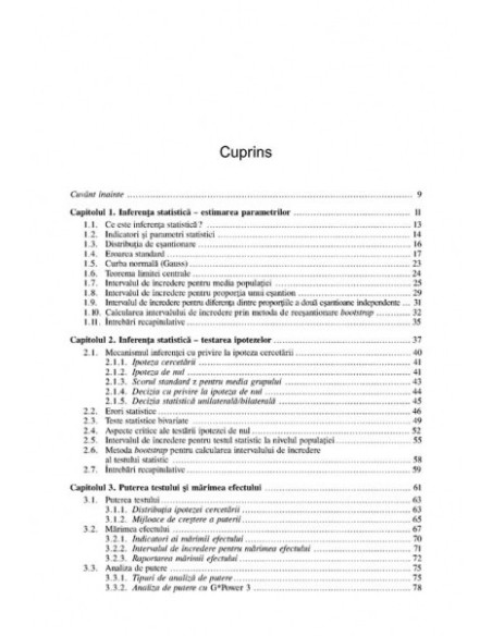 Statistici multivariate aplicate în psihologie