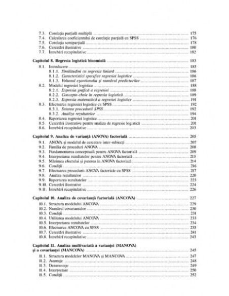 Statistici multivariate aplicate în psihologie