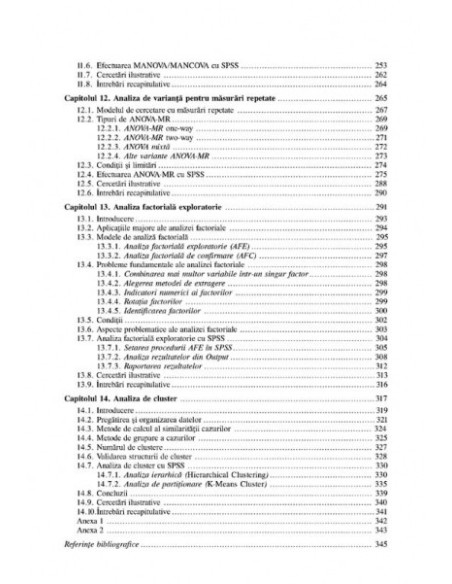 Statistici multivariate aplicate în psihologie