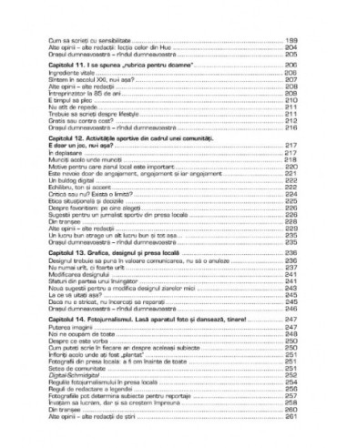 Ziarul local. Cum să scrii pentru...