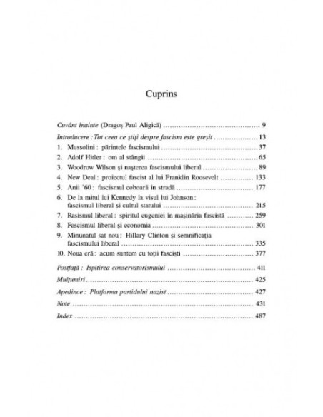 Fascismul liberal. Istoria secretă a stîngii americane de la Mussolini la politica semnificației