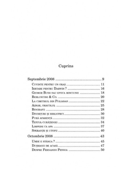 Caietul. Texte scrise pentru blog: septembrie 2008 - martie 2009