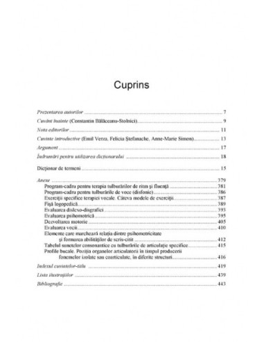 Dicţionar explicativ de logopedie Dicţionar explicativ de logopedie