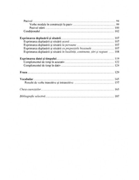 Limba germană. Exerciţii de gramatică şi vocabular