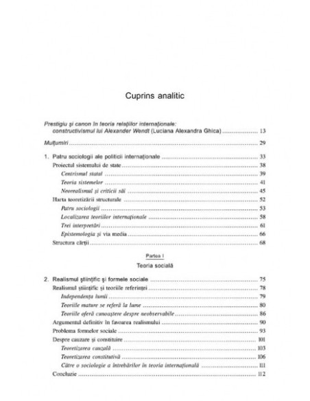 Teoria socială a politicii internaționale