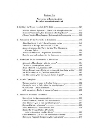 Narcotice în cultura română Narcotice în cultura română