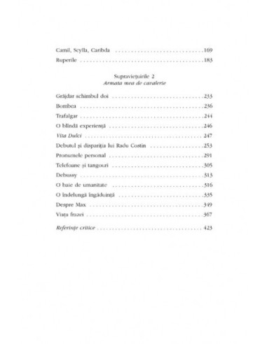 Opere IV. Supraviețuirile: 1....