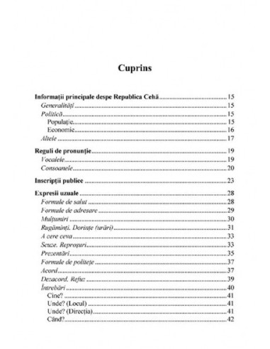 Ghid de conversaţie român-ceh