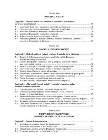 Europa viitorului. Tratatul de la Lisabona