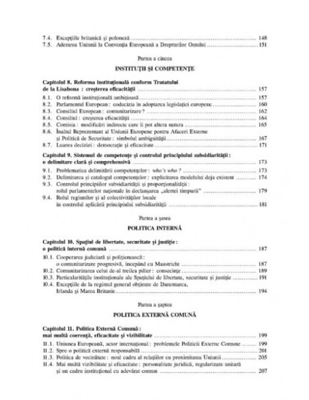 Europa viitorului. Tratatul de la Lisabona