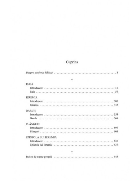 Septuaginta 6/I. Isaia – Ieremia – Baruh – Plîngeri – Epistola lui Ieremia