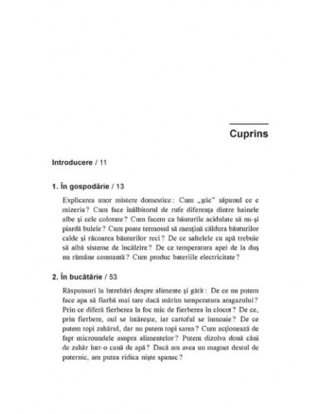 109 răspunsuri ştiinţifice la întrebări cotidiene.