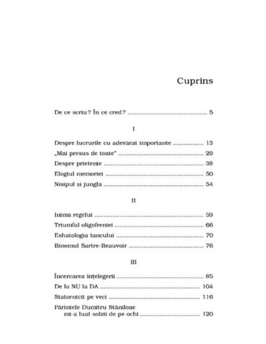 Despre lucrurile cu adevărat...