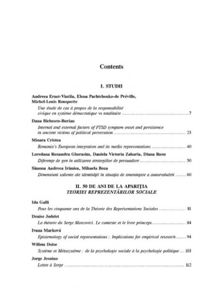 Psihologia Socială. Nr. 27/2011