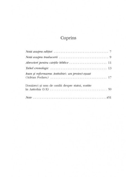 Omilii la statui (2 vol.)