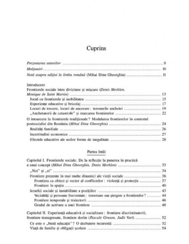 Educație și frontiere sociale:...
