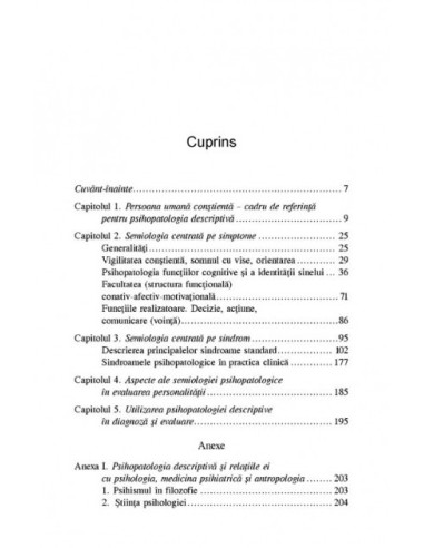 Psihopatologie descriptivă: semne și... Psihopatologie descriptivă: semne și...