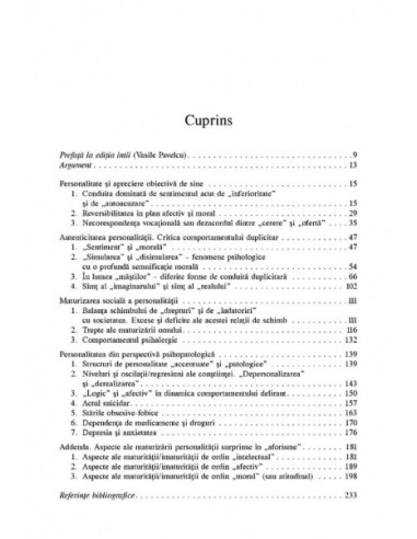 Maturizarea personalității