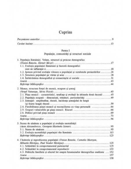 Inerție și schimbare. Dimensiuni sociale ale tranziției în România