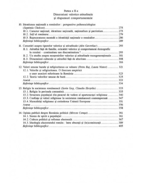 Inerție și schimbare. Dimensiuni sociale ale tranziției în România