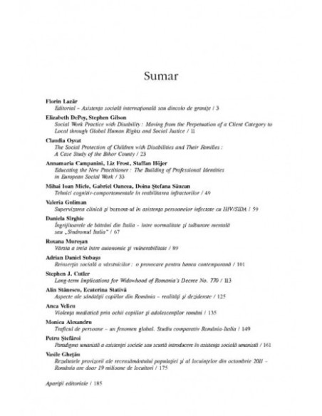 Revista de Asistență Socială. Nr. 1/2012