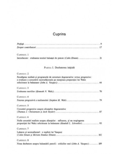 Realismul și balanța de putere