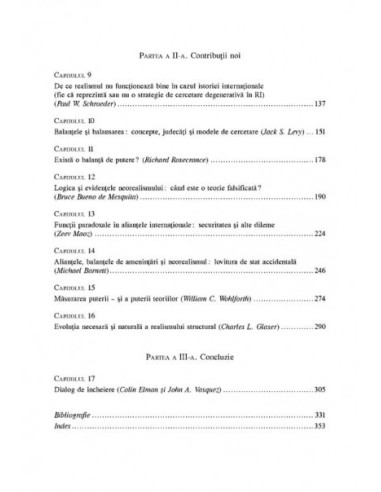 Realismul și balanța de putere