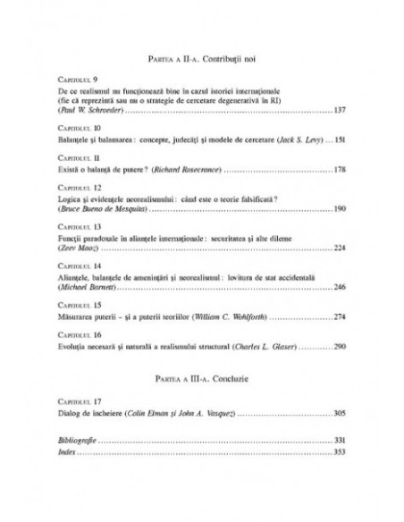 Realismul și balanța de putere