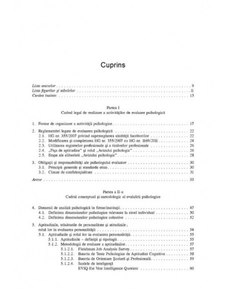 Pregătirea și realizarea evaluării psihologice individuale: norme, metodologie și proceduri