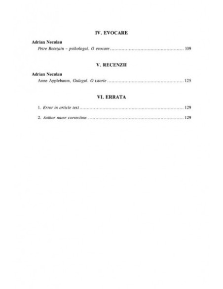 Psihologia socială. Nr. 29 (I)/2012 – Buletinul Laboratorului „Psihologia cîmpului social”, Universitatea „Al.I. Cuza”, Iaşi