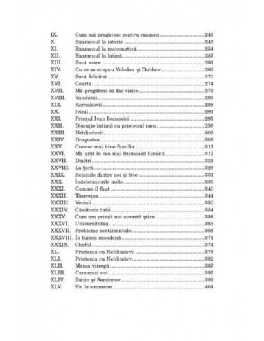 Copilăria. Adolescenţa. Tinereţea