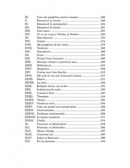 Copilăria. Adolescenţa. Tinereţea