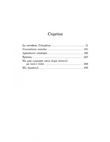 La revedere, Columbus