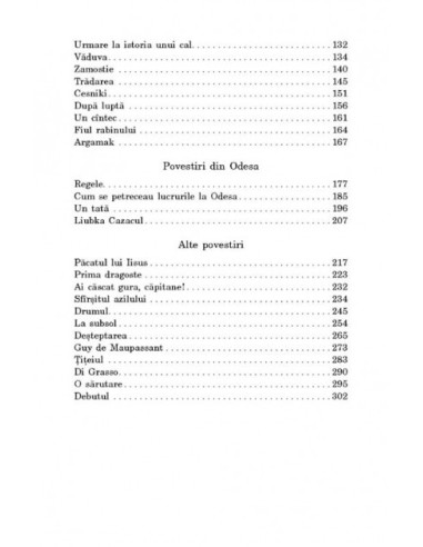 Armata de cavalerie. Povestiri din Odesa